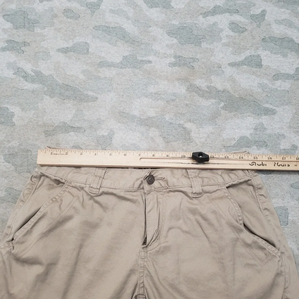 Mountain Khakis Shorts Womens 4x8 Brown Hiking Outdoor Pockets